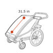 Slika THULE CHARIOT CROSS2 MAJOLBLUE 10202023