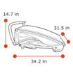 Slika THULE CHARIOT LITE2 AGAVE 10203022