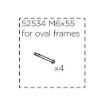 Slika THULE VIJAKI  QRB SCREWS - OVAL FRAMES 52534